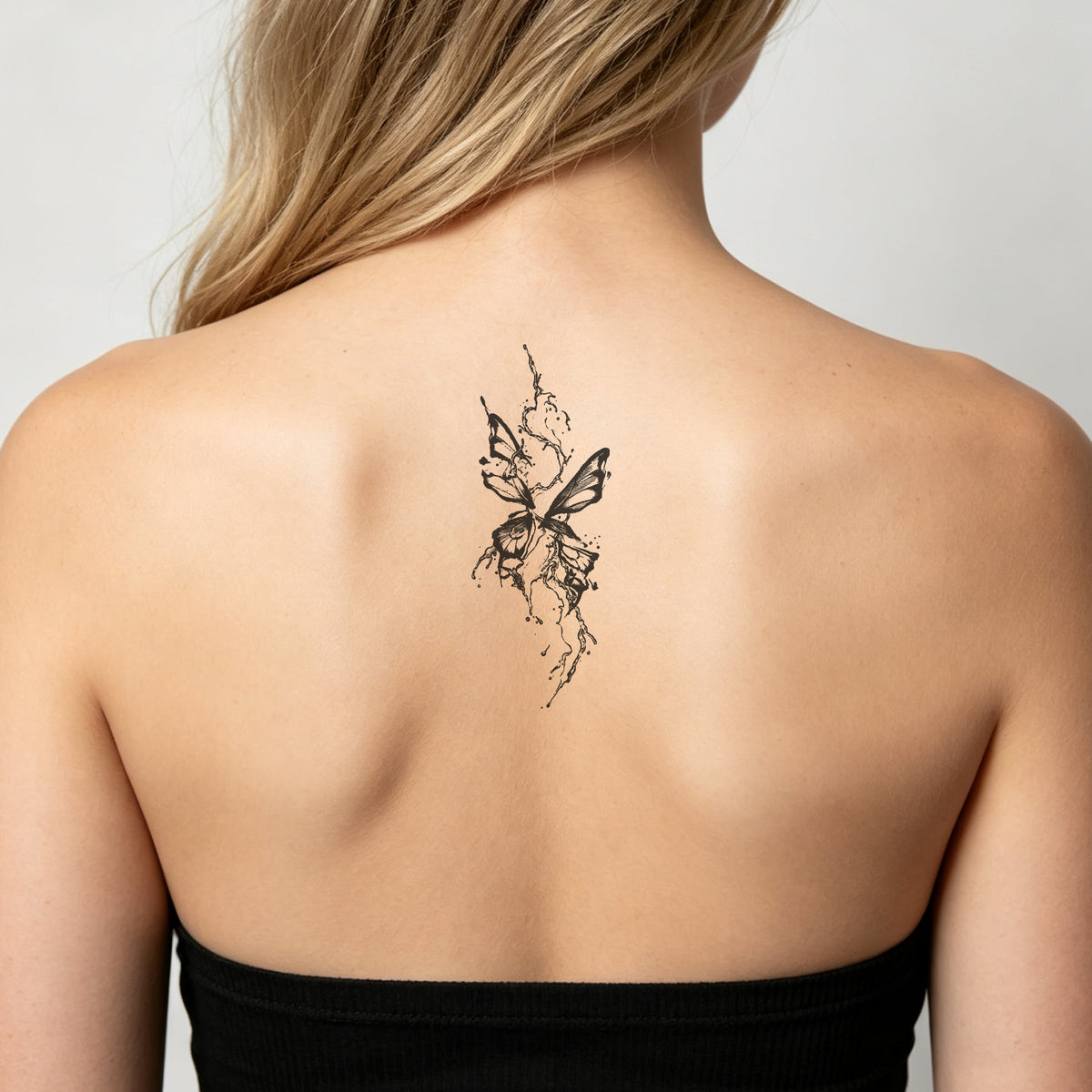 Ink Swirl Butterfly