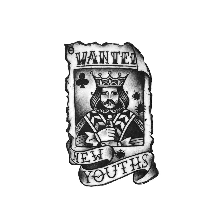 Old School Wanted Club King
