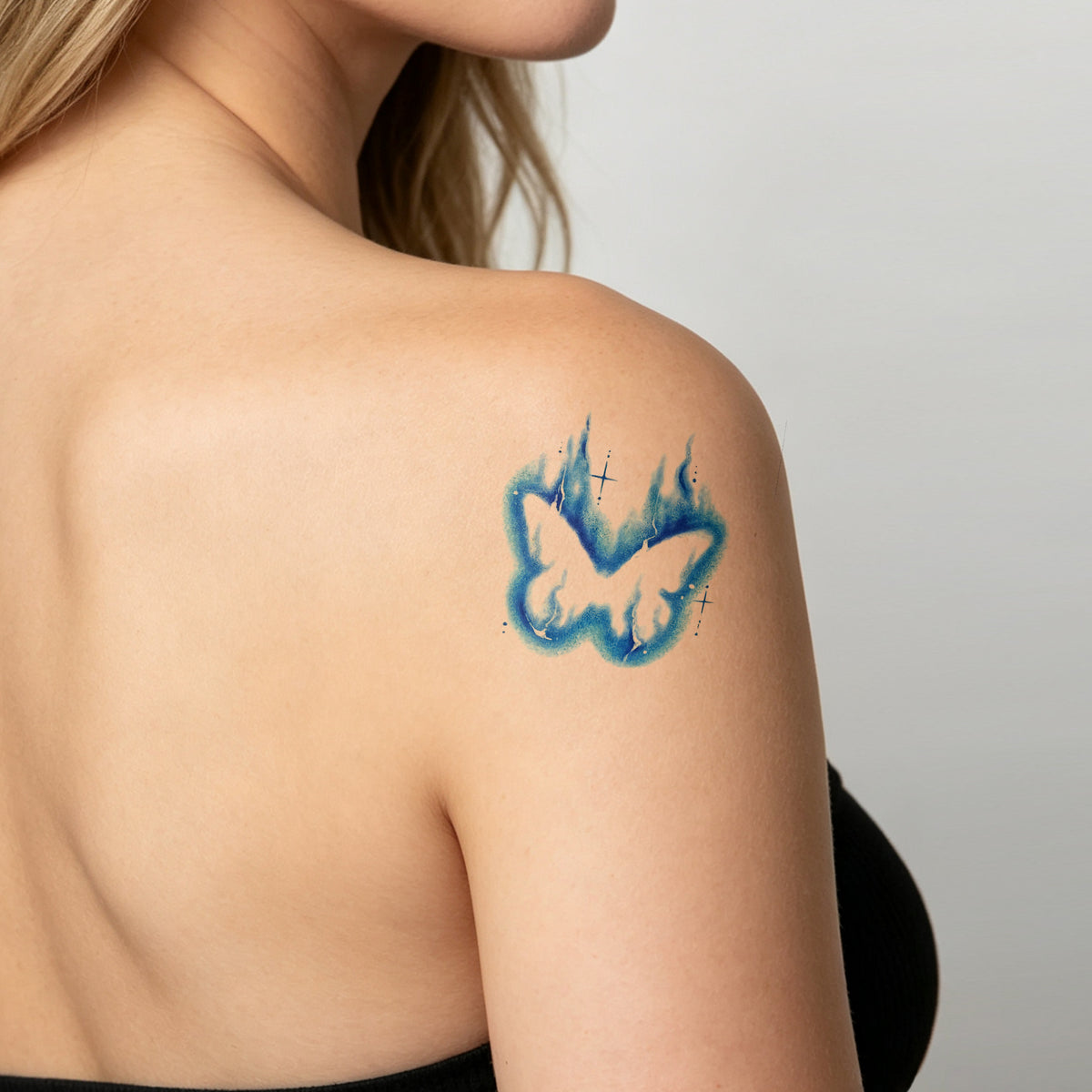 A Burning Butterfly — Blue