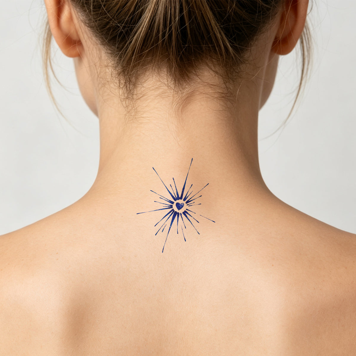 Blue Burst Heart