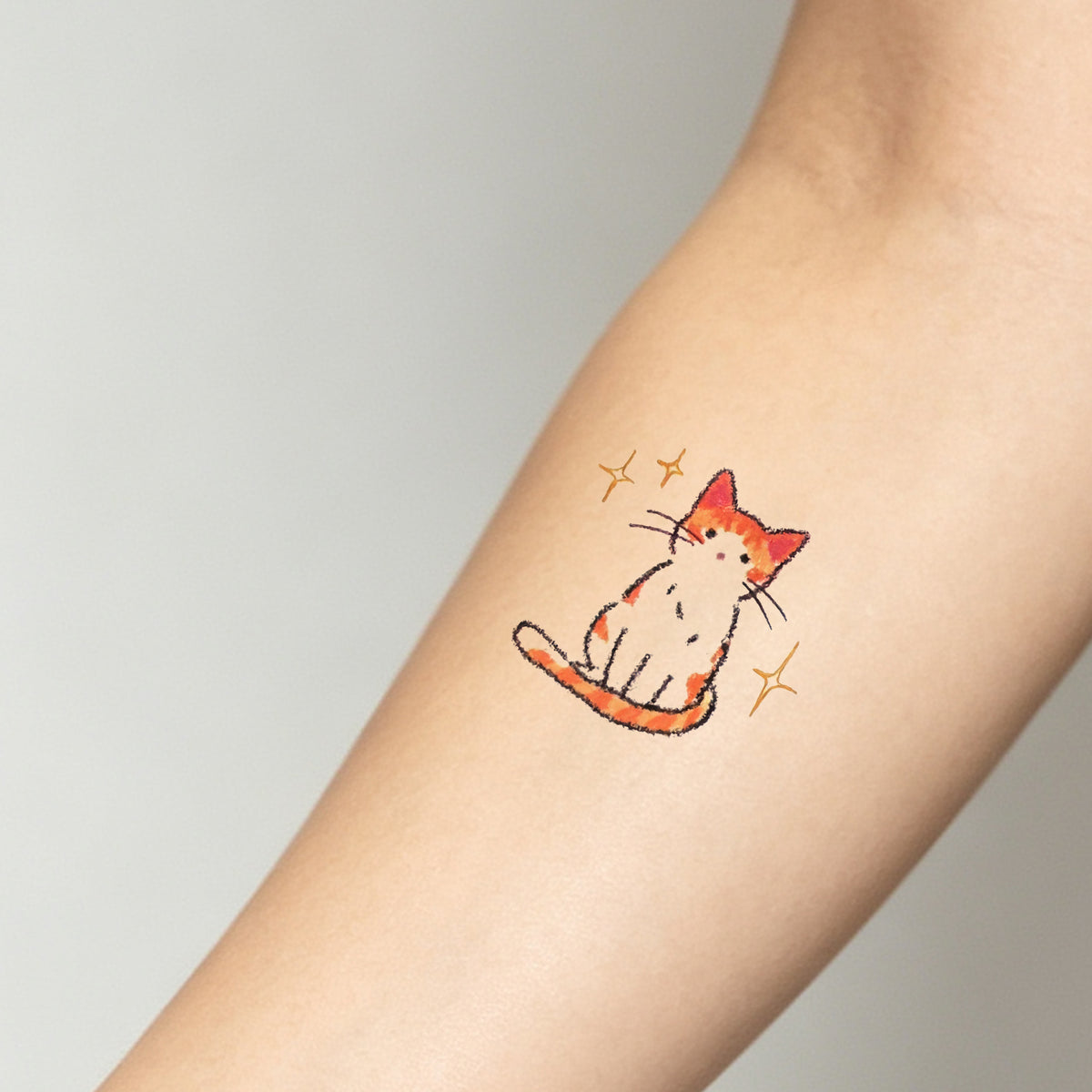 Sparkly Ginger Cat