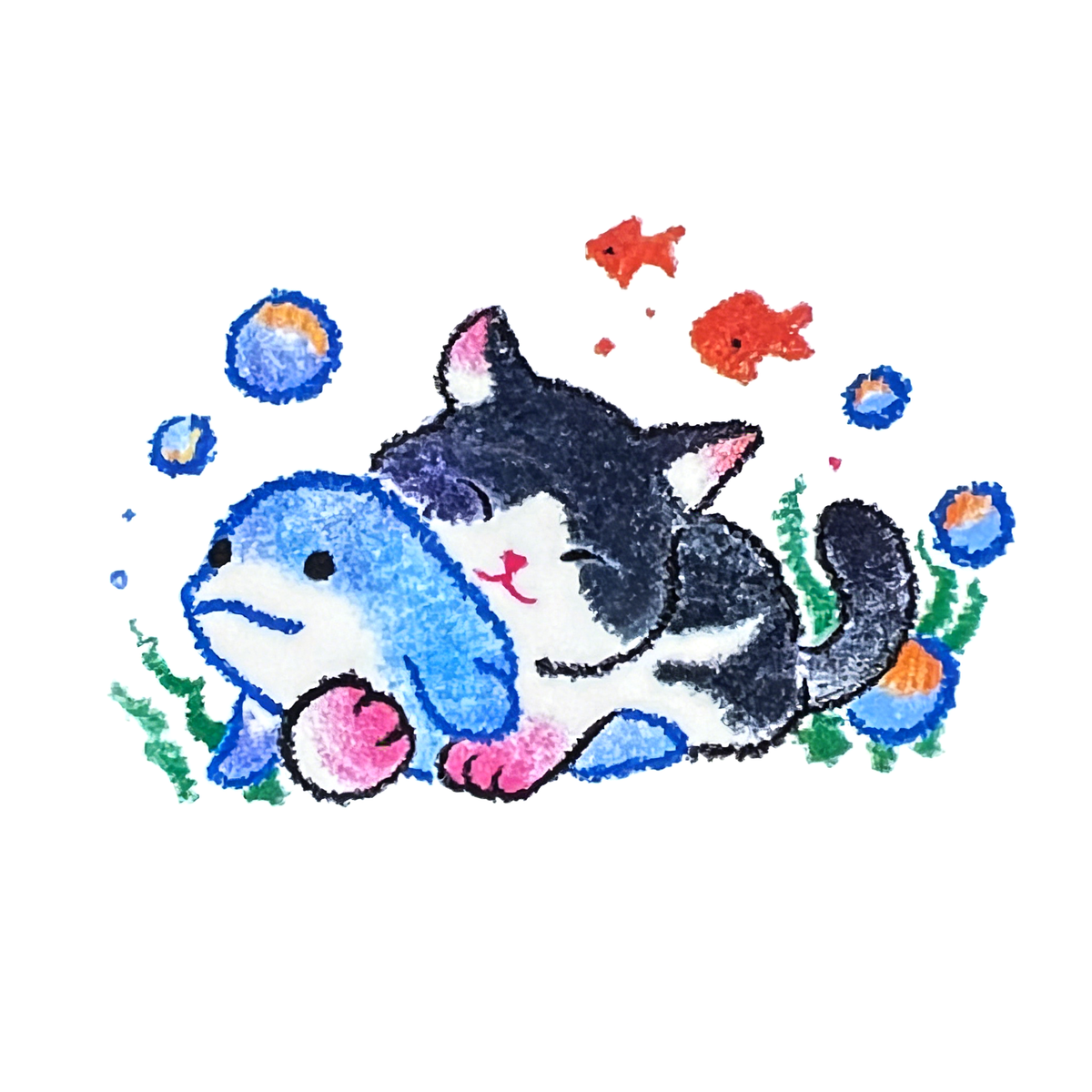A Kitten In The Ocean