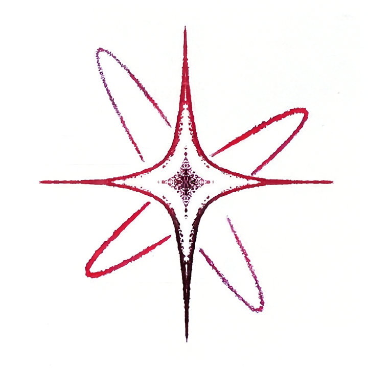 Red Gradient Starburst