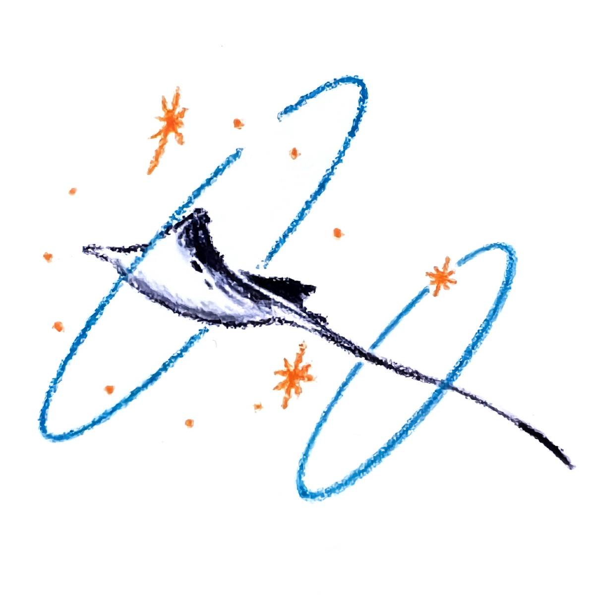 Ocean Manta Ray Celestial