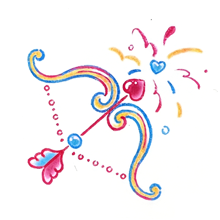 Cupid's Rainbow Bow