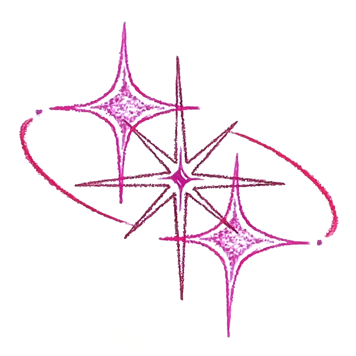 Cosmic Pink Star Cluster